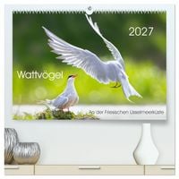 Produktbild: Wattv&ouml;gel an der Friesischen IJsselmeerk&uuml;ste (hochwertiger Premium Wandkalender 2027 DIN A2 quer), Kunstdruck in Hochglanz