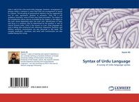 Produktbild: Syntax of Urdu Language
