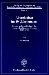 Produktbild: Aberglauben im 19. Jahrhundert.