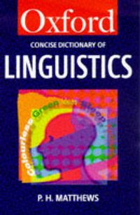 Produktbild: The Concise Oxford Dictionary of Linguistics