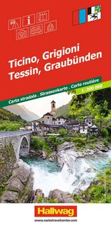 Produktbild: Tessin, Graub&uuml;nden 1:200.000