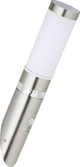 Produktbild: Brilliant Bole G46798/82 Au&szlig;enwandleuchte mit Bewegungsmelder Halogen E27 60W Edelstahl