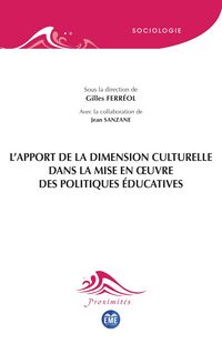 Produktbild: L'apport de la dimension culturelle dans la mise en &iquest;uvre des politiques &eacute;ducatives