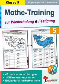 Produktbild: Mathe-Training zur Wiederholung und Festigung / Klasse 5