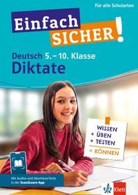 Produktbild: Klett Einfach sicher! Deutsch Diktate 5.-10. Klasse