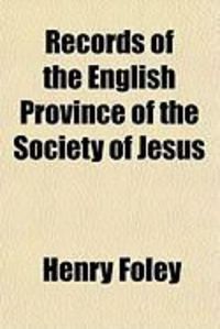 Produktbild: Records of the English Province of the Society of Jesus