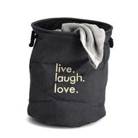 Produktbild: HTI-Living W&auml;schesammler "Denim", Baumwolle/Polyester, blau