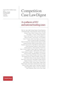 Produktbild: Competition Case Law Digest - A synthesis of EU and national leading cases