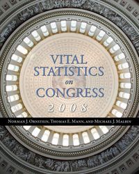 Produktbild: Vital Statistics on Congress 2008