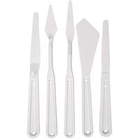 Produktbild: Creativ Company Plastik Spachtel, L 17-20 cm, B 13-33 mm, Wei&szlig;, 1 Stk
