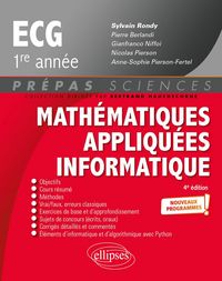 Produktbild: Math&eacute;matiques appliqu&eacute;es - Informatique - pr&eacute;pas ECG 1re ann&eacute;e - Nouveaux programmes