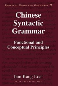 Produktbild: Chinese Syntactic Grammar