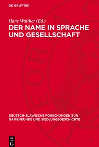 Produktbild: Der Name in Sprache und Gesellschaft