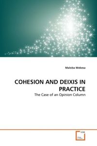 Produktbild: Wekesa, M: Cohesion and Deixis in Practice