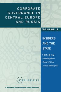 Produktbild: Corporate Governance in Central Europe and Russia