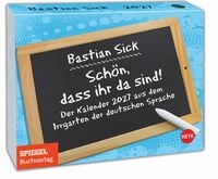 Produktbild: Bastian Sick Tagesabrei&szlig;kalender 2027
