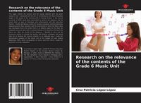 Produktbild: Research on the relevance of the contents of the Grade 6 Music Unit