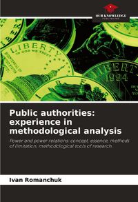 Produktbild: Public authorities: experience in methodological analysis