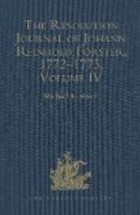 Produktbild: The Resolution Journal of Johann Reinhold Forster, 1772&ndash;1775