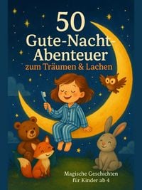 Produktbild: 50 Gute-Nacht-Abenteuer zum Tr&auml;umen & Lachen - Magische Geschichten f&uuml;r Kinder ab 4