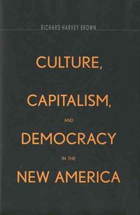 Produktbild: Culture, Capitalism, and Democracy in the New America