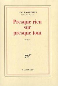 Produktbild: Presque rien sur presque tout