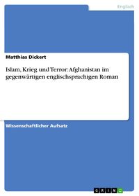 Produktbild: Islam, Krieg und Terror: Afghanistan im gegenw&auml;rtigen englischsprachigen Roman