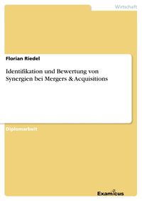 Bild vom Artikel Identifikation und Bewertung von Synergien bei Mergers & Acquisitions vom Autor Florian Riedel