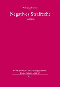 Produktbild: Naucke, W: Negatives Strafrecht