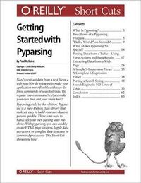 Produktbild: Getting Started with Pyparsing