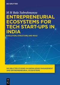 Produktbild: Entrepreneurial Ecosystems for Tech Start-ups in India