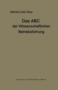 Produktbild: Das ABC der wissenschaftlichen Betriebsf&uuml;hrung