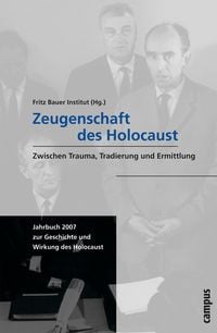 Produktbild: Zeugenschaft des Holocaust