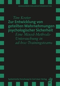 Produktbild: Zur Entwicklung von geteilten Wahrnehmungen psychologischer Sicherheit