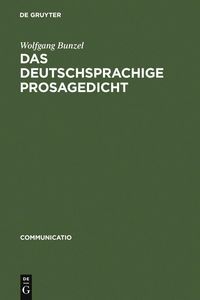 Produktbild: Das deutschsprachige Prosagedicht