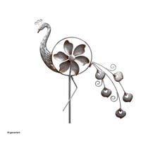 Produktbild: formano Gartenstecker Landhaus Pfau mit Windrad Gartenstecker Landhaus Pfau mit Windrad