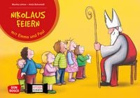 Produktbild: Nikolaus feiern mit Emma und Paul. Kamishibai Bildkartenset.