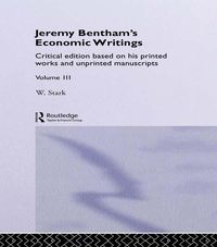 Produktbild: Jeremy Bentham's Economic Writings