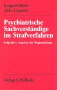 Produktbild: Psychiatrische Sachverst&auml;ndige im Strafverfahren