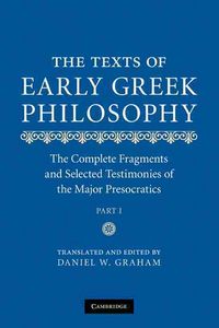 Produktbild: The Texts of Early Greek Philosophy