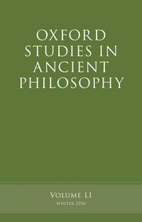 Produktbild: Oxford Studies in Ancient Philosophy, Volume 51