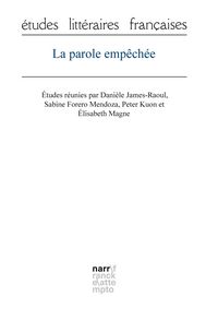 Produktbild: La parole emp&ecirc;ch&eacute;e