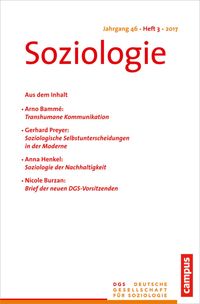 Produktbild: Soziologie 3.2017