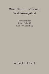 Produktbild: Wirtschaft im offenen Verfassungsstaat