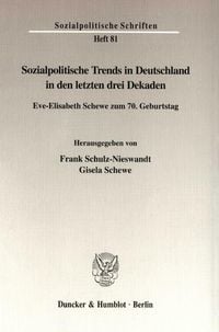 Produktbild: Sozialpolitische Trends in Deutschland in den letzten drei Dekaden.