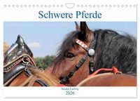 Produktbild: Schwere Pferde 2026 (Wandkalender 2026 DIN A4 quer), CALVENDO Monatskalender