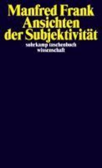 Produktbild: Ansichten der Subjektivit&auml;t