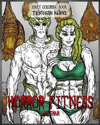 Produktbild: Adult Coloring Book Horror Fitness