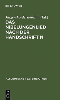 Produktbild: Das Nibelungenlied nach der Handschrift n