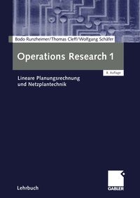 Bild vom Artikel Operations Research 1 vom Autor Bodo Runzheimer